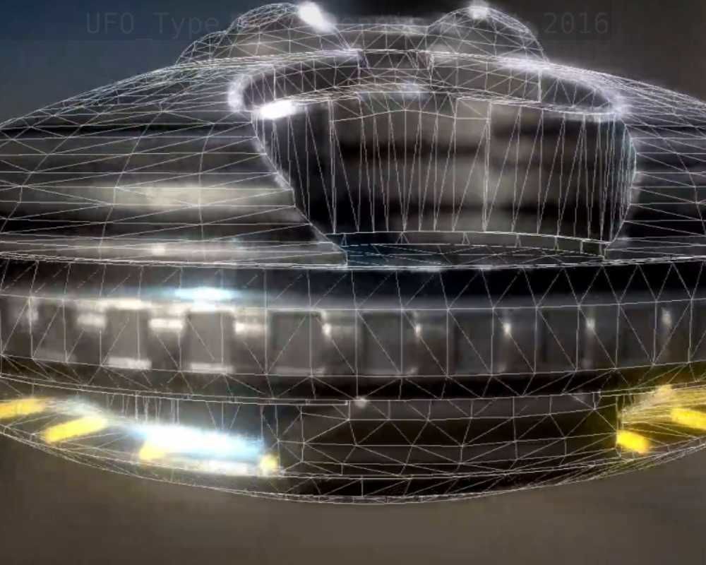 UFO Type 3 Animated and Game Ready Low-poly 3D model_56