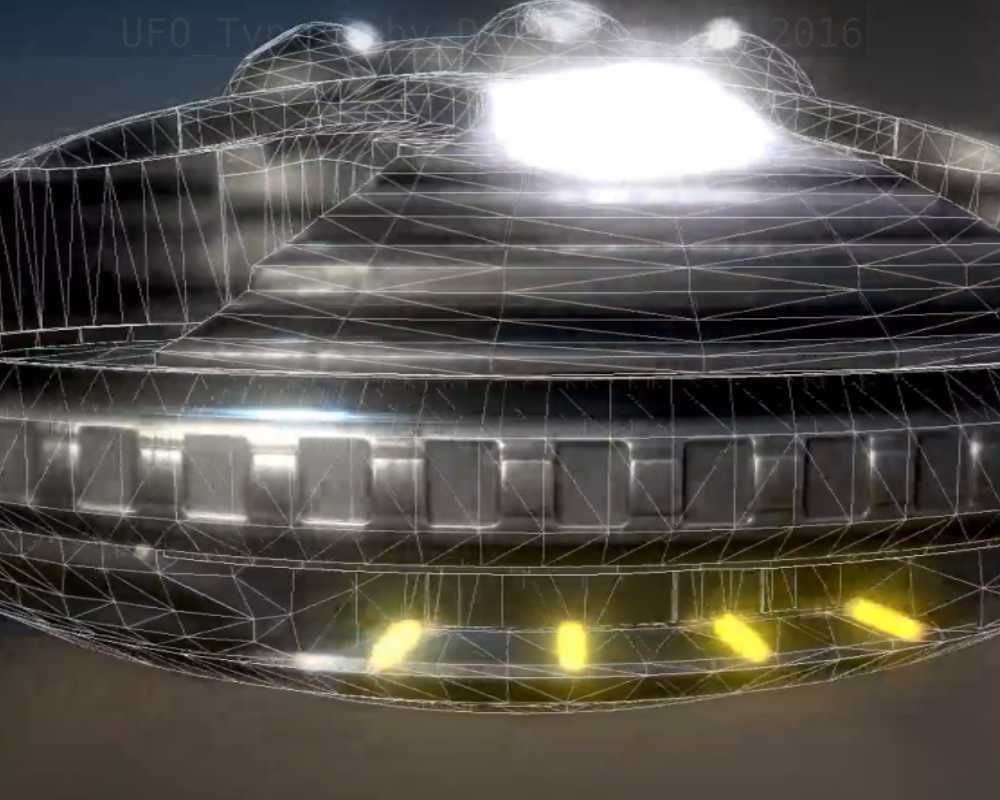 UFO Type 3 Animated and Game Ready Low-poly 3D model_59