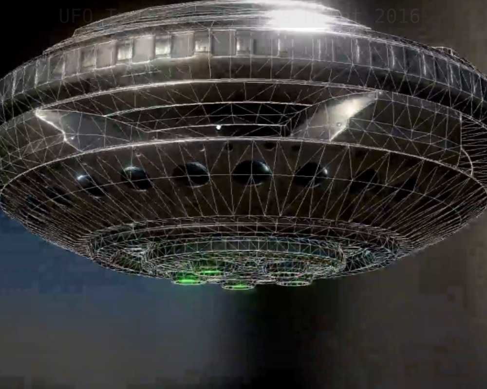 UFO Type 3 Animated and Game Ready Low-poly 3D model_53