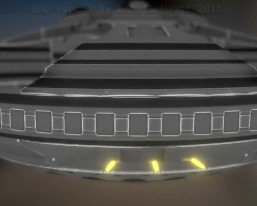 UFO Type 3 Animated and Game Ready Low-poly 3D model_67
