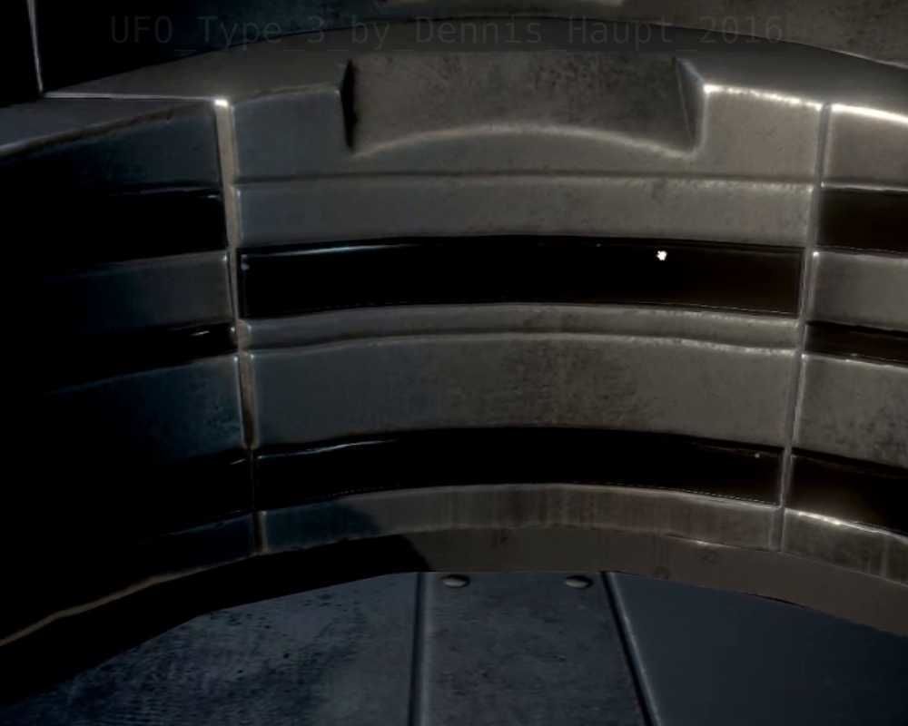 UFO Type 3 Animated and Game Ready Low-poly 3D model_32