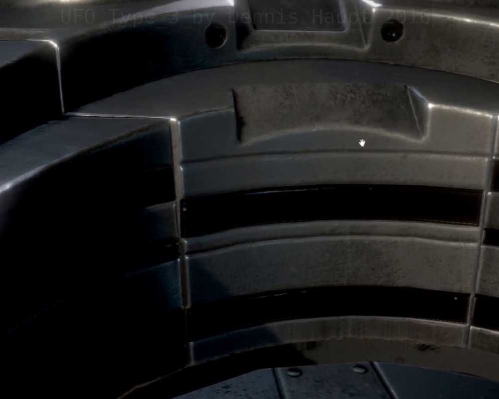 UFO Type 3 Animated and Game Ready Low-poly 3D model_34