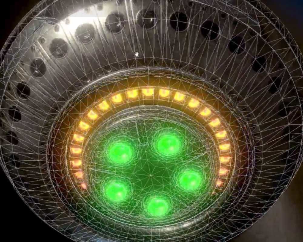 UFO Type 3 Animated and Game Ready Low-poly 3D model_15