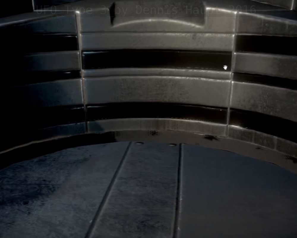 UFO Type 3 Animated and Game Ready Low-poly 3D model_74