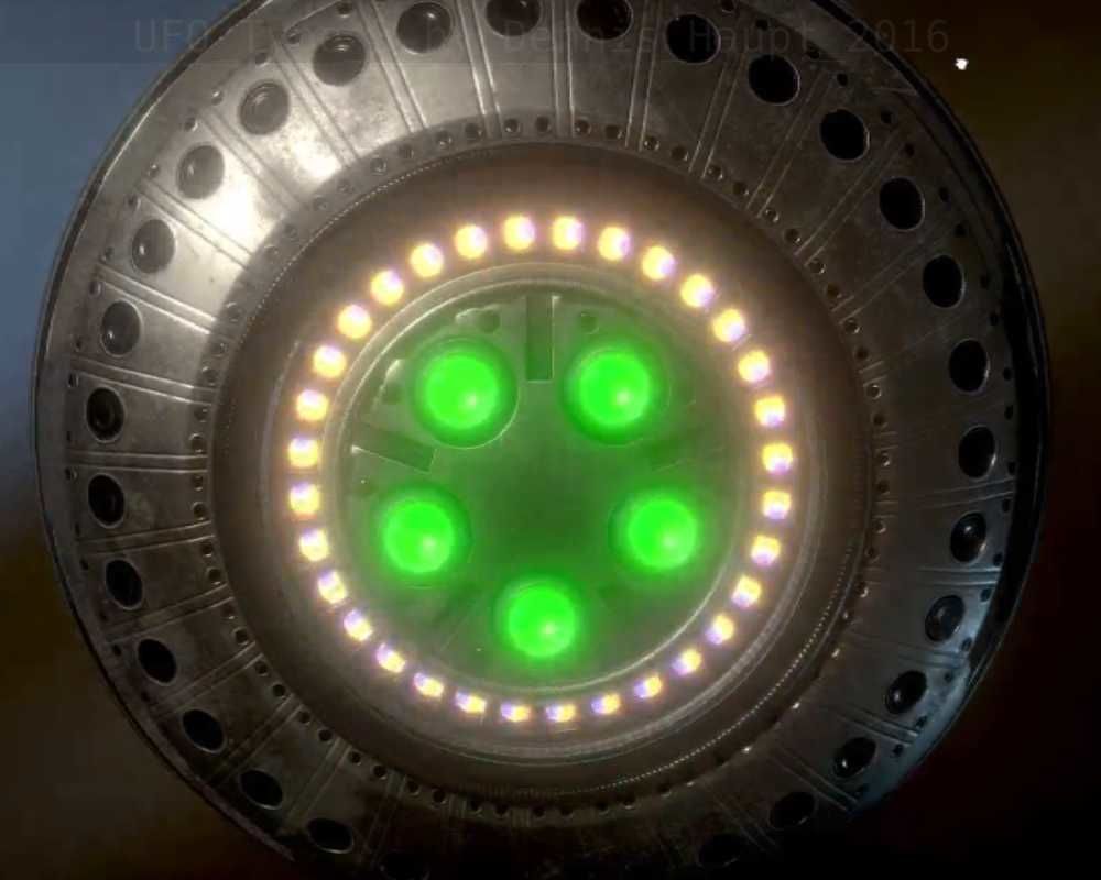 UFO Type 3 Animated and Game Ready Low-poly 3D model_41