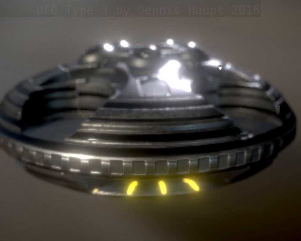 UFO Type 3 Animated and Game Ready Low-poly 3D model_60