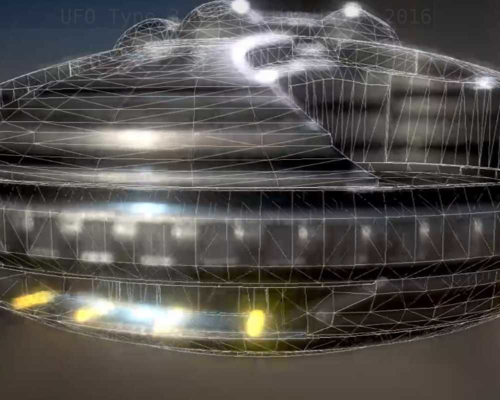 UFO Type 3 Animated and Game Ready Low-poly 3D model_58