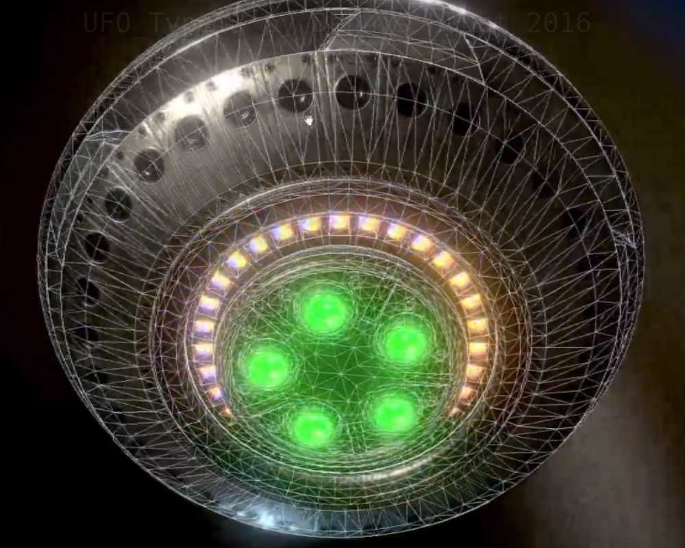 UFO Type 3 Animated and Game Ready Low-poly 3D model_50