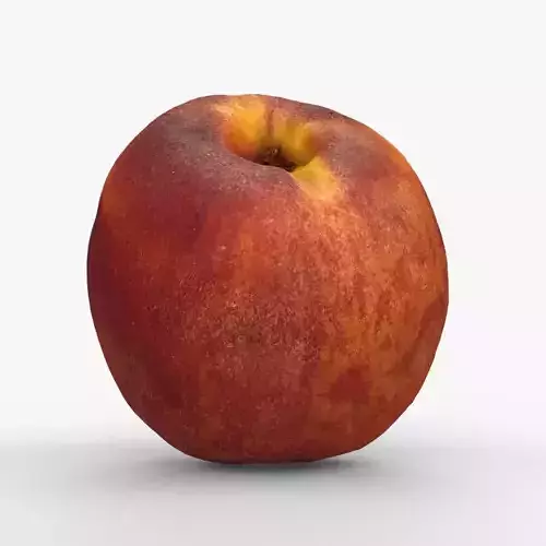 Photorealistic 3D scan of peach