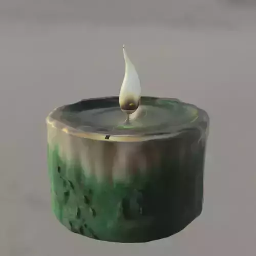 Mossy Ritual Candle