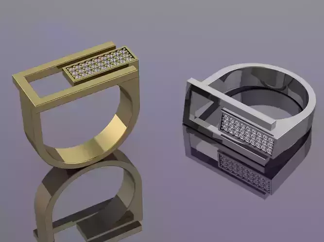 Jewelry Ring Gold Mk-087