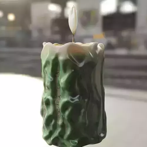 Corrupted Swamp Candle 3D model