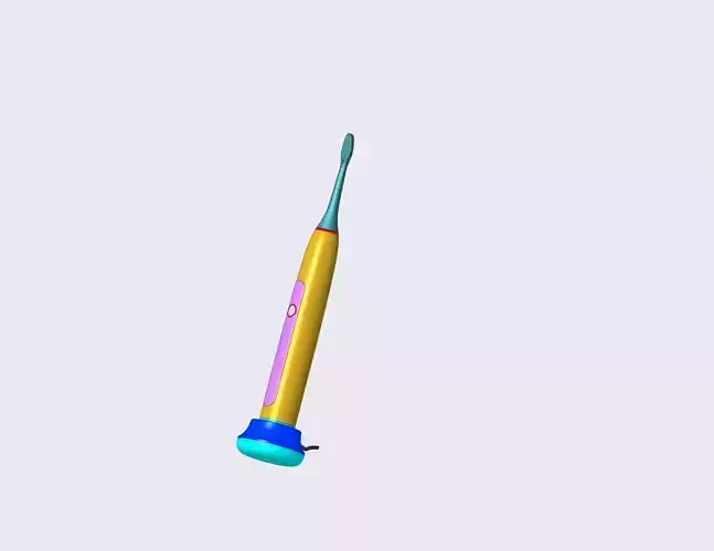 Electric toothbrush 3D print model