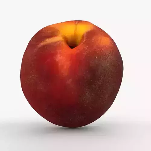 Photorealistic 3D scan of peach