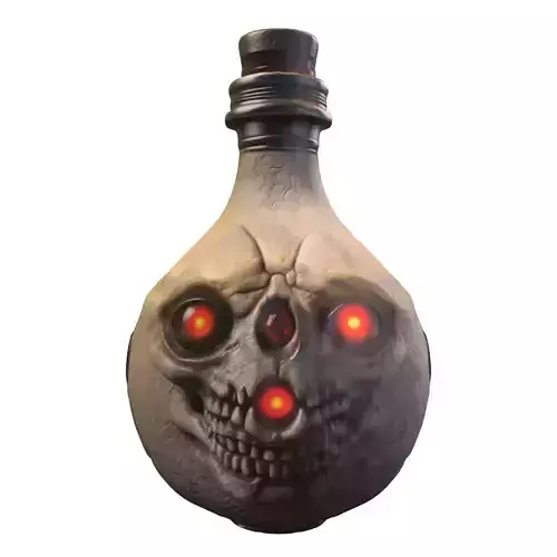 Infernal Skull Flask