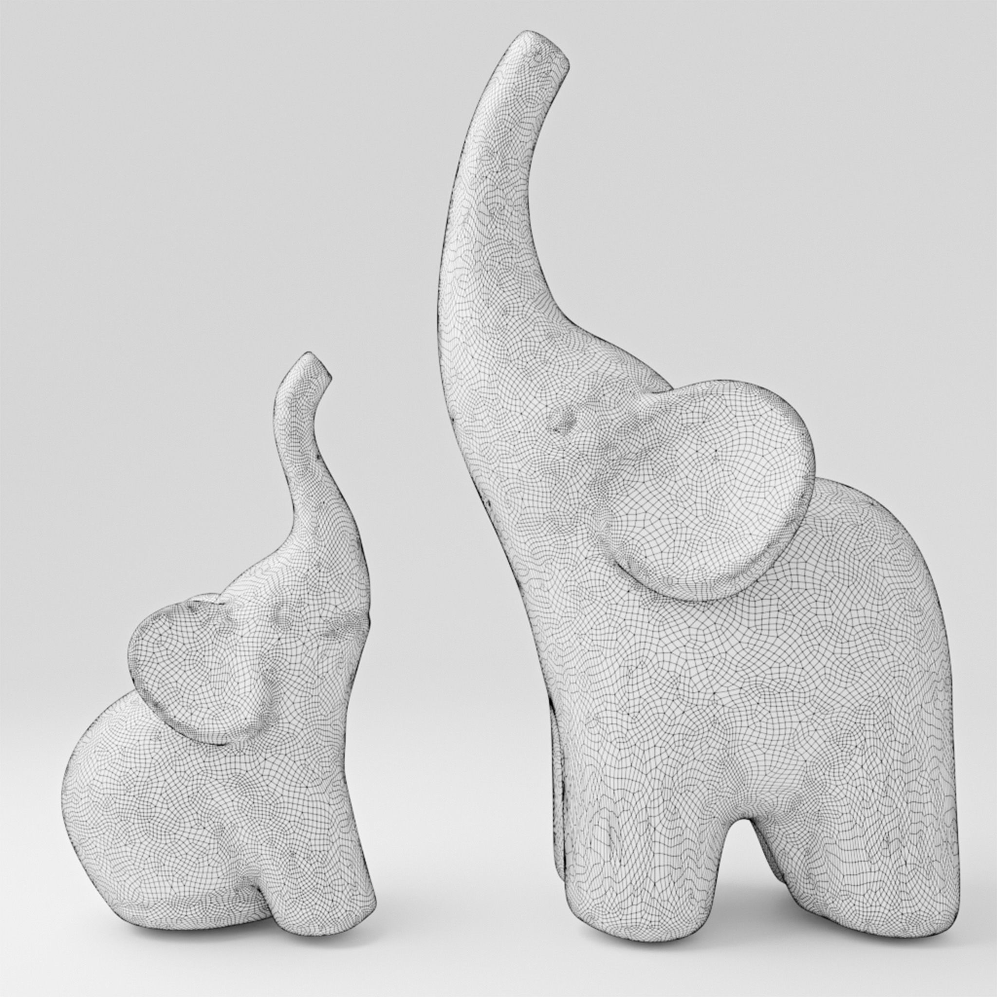 Elephant 3D model_2