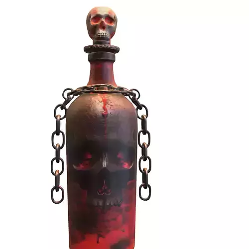 Cursed Blood Potion Bottle