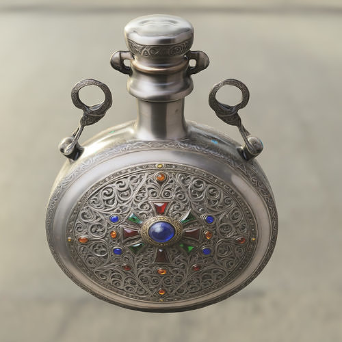 Enchanted Relic Flask 3D model