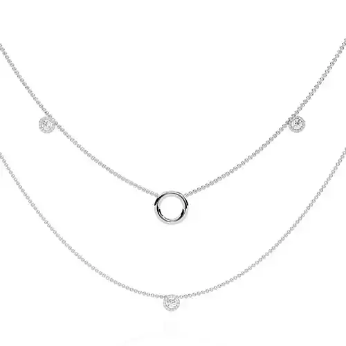 NECKLACE DIAMOND -CAD-047