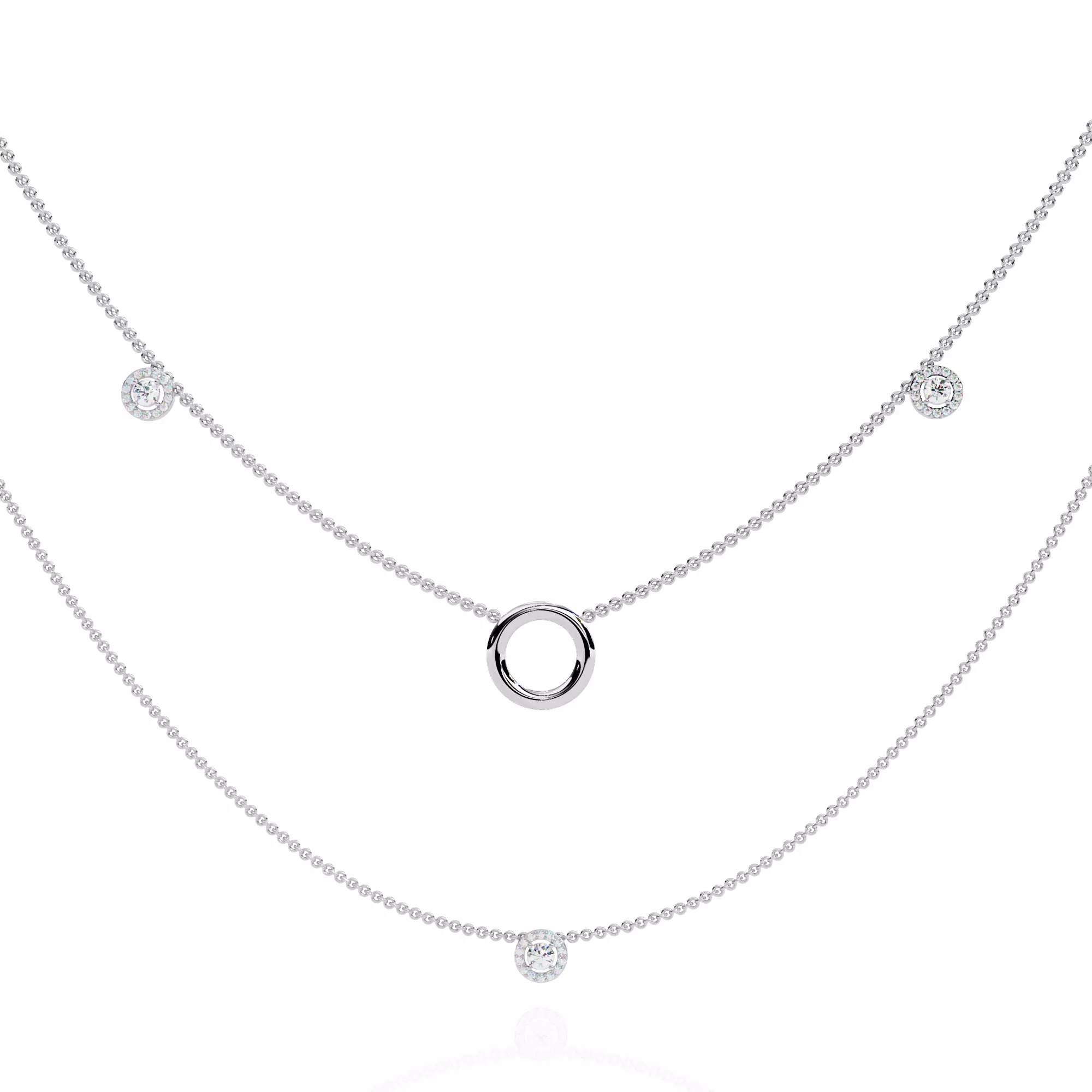 NECKLACE DIAMOND -CAD-047 3D model_0