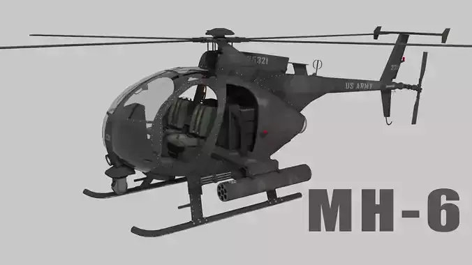 MH-6 Little Bird Helicopter