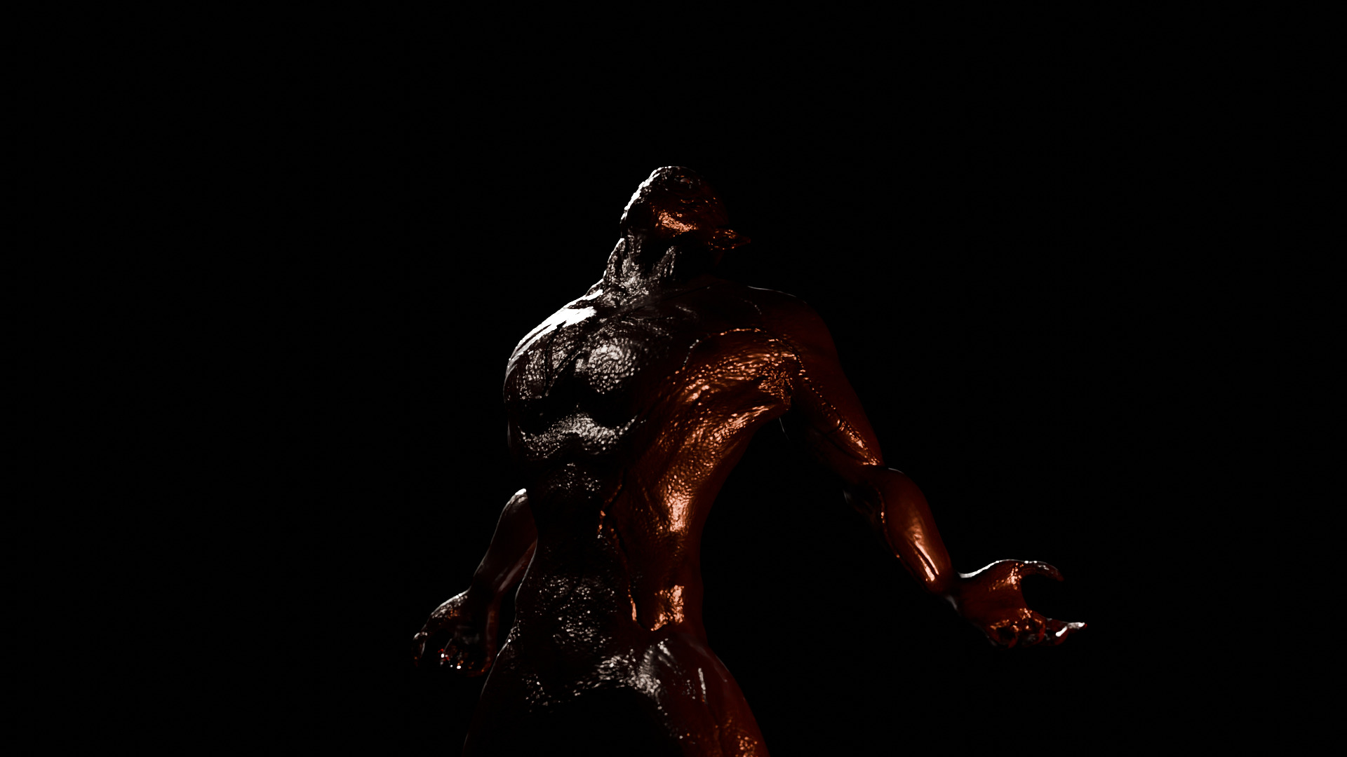 Orc Style Low Poly Low-poly 3D model_3