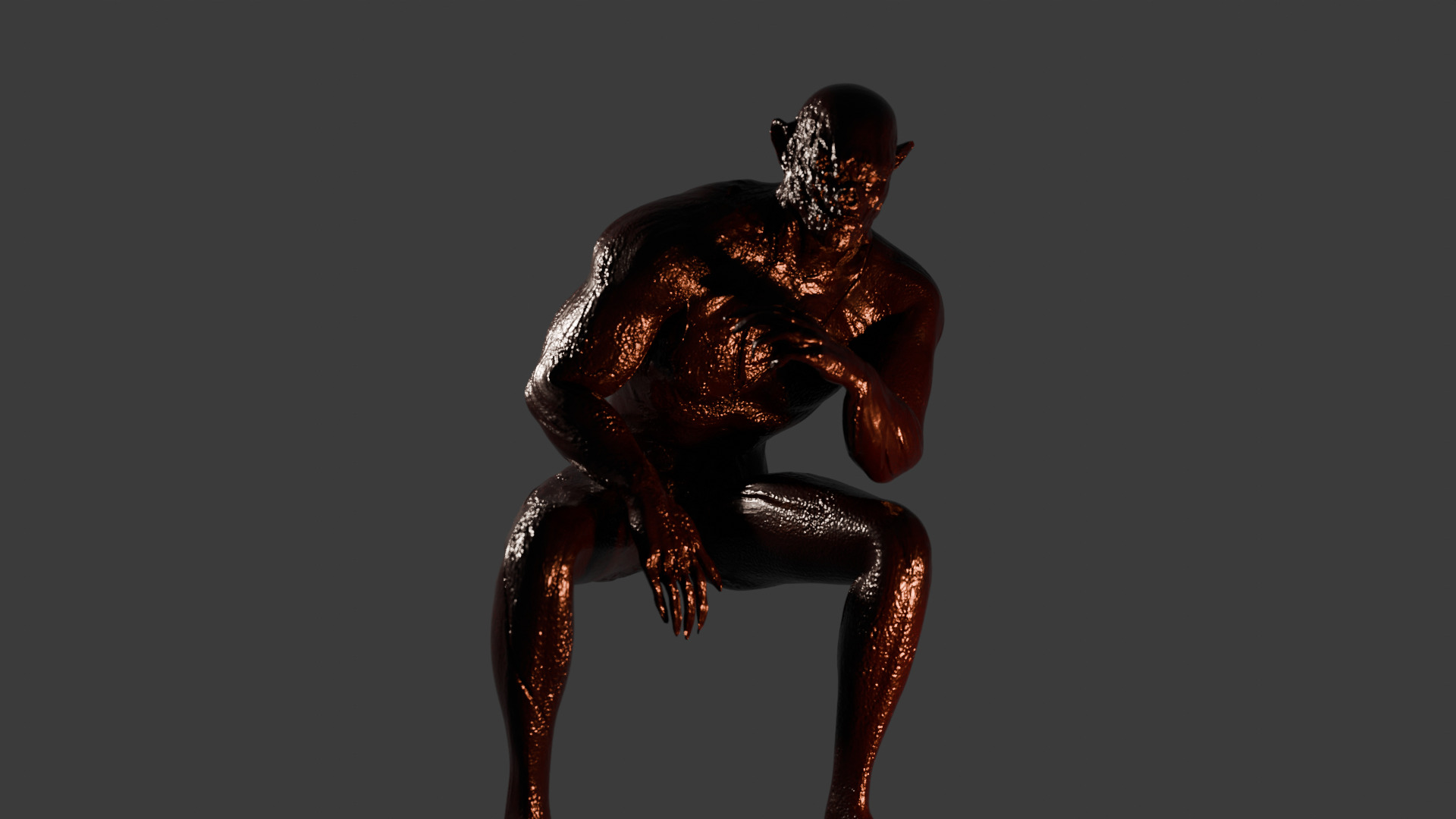 Orc Style Low Poly Low-poly 3D model_2