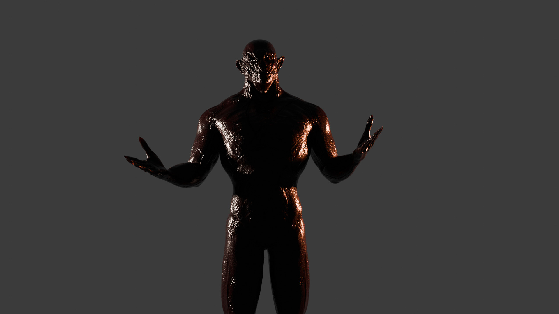 Orc Style Low Poly Low-poly 3D model_1