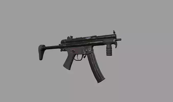 Game ready MP5 submachine gun