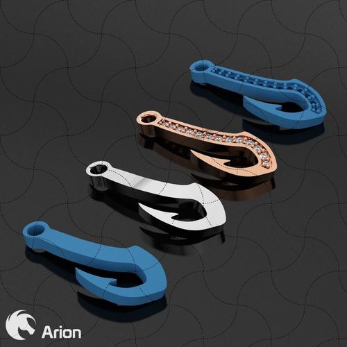 Hook Bracelet Piece 3D print model