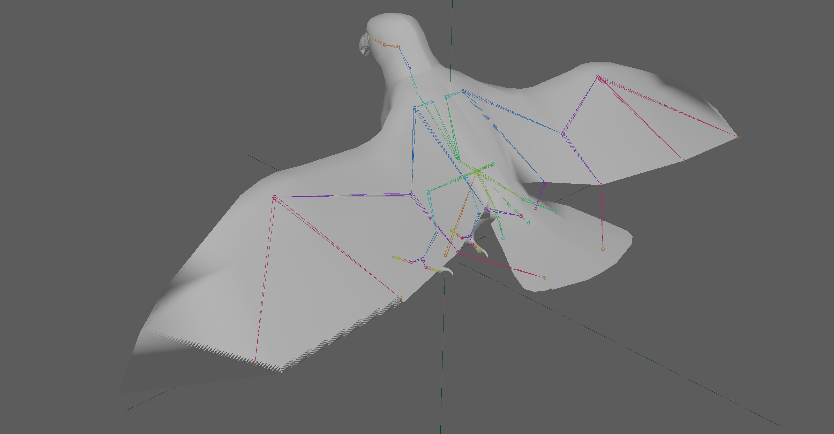 Eagle Rig Low-poly 3D model_13