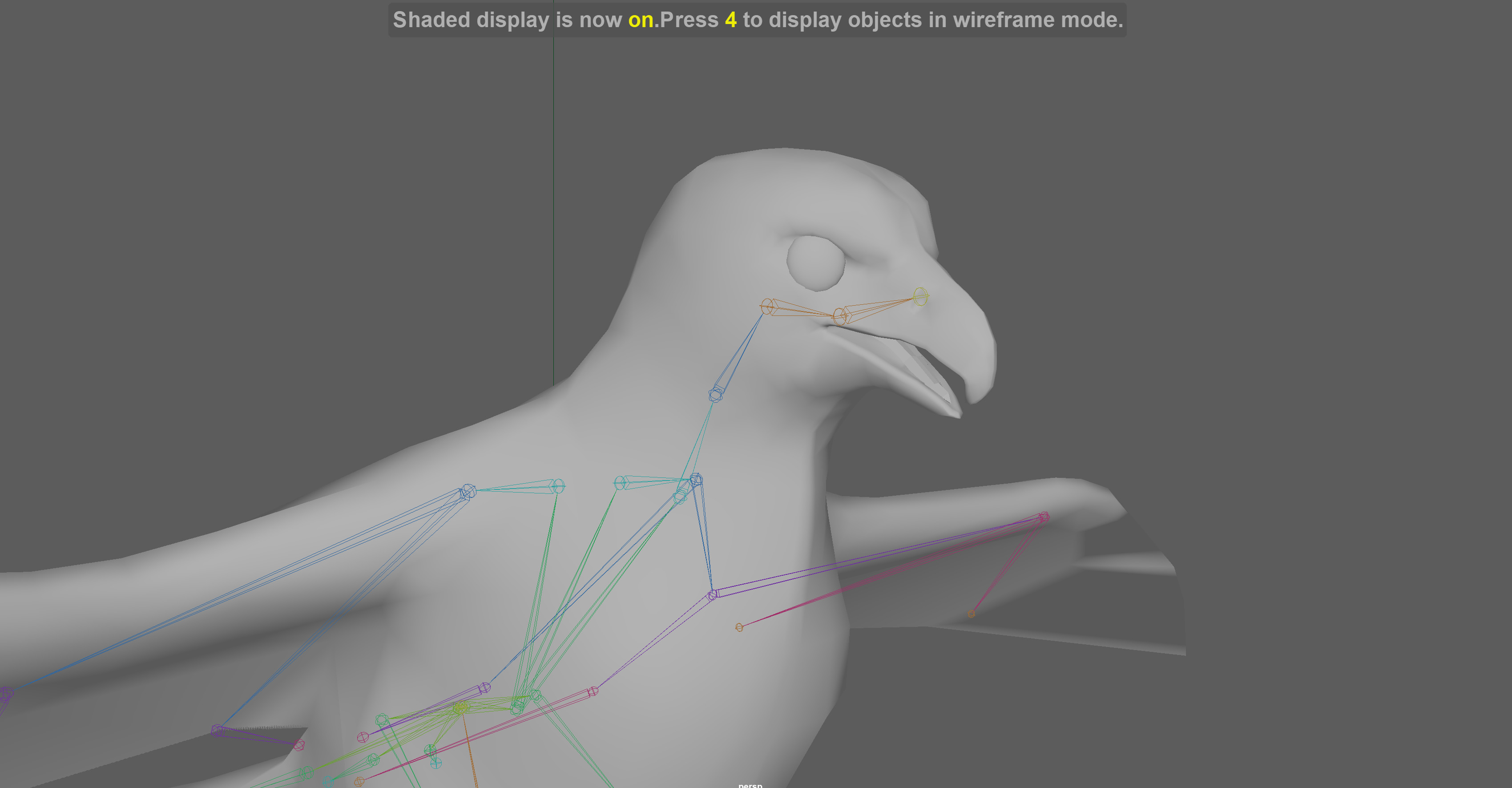 Eagle Rig Low-poly 3D model_10