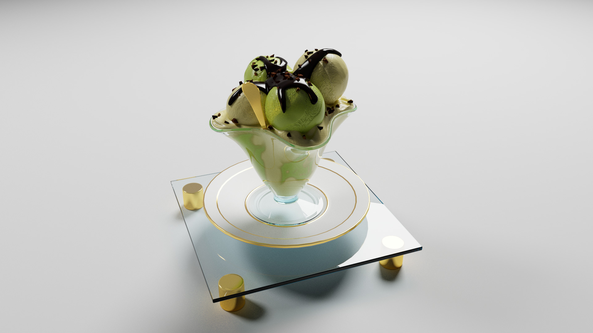 pistachio ice cream 3D model_20