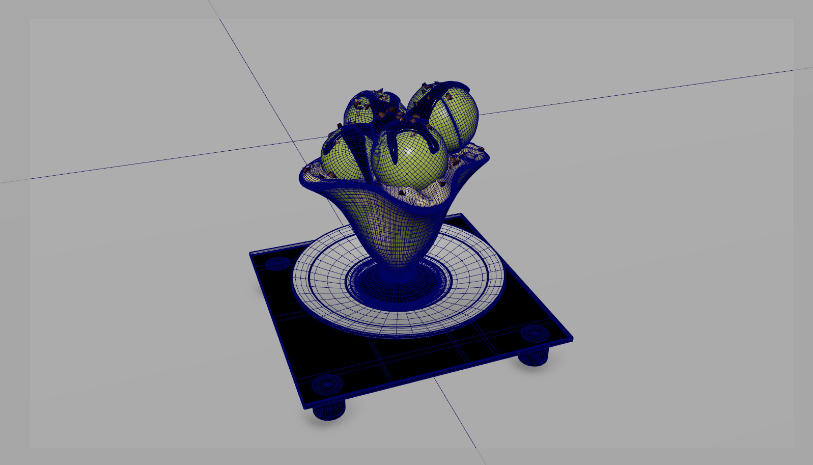 pistachio ice cream 3D model_21