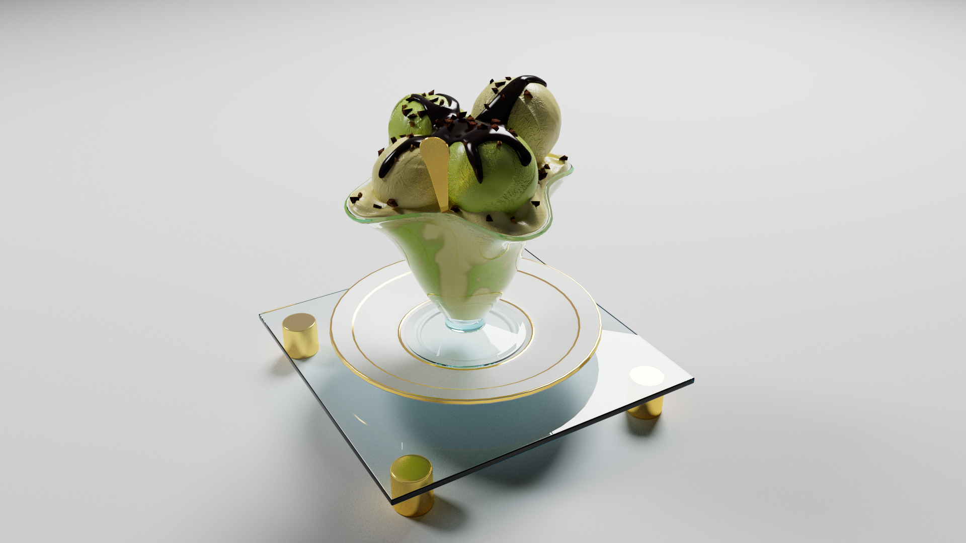 pistachio ice cream 3D model_18
