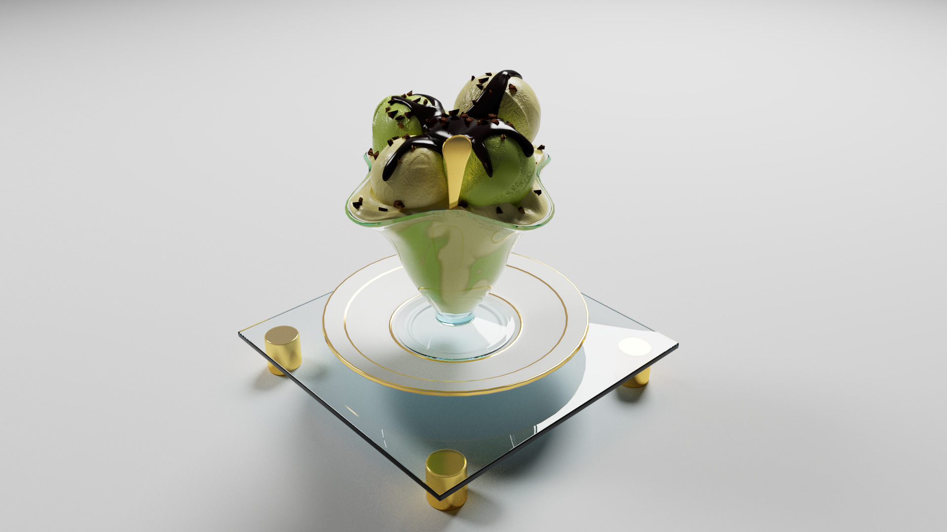 pistachio ice cream 3D model_17