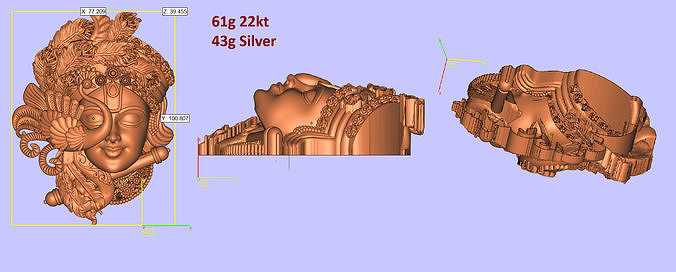 Krishna 3D print model
