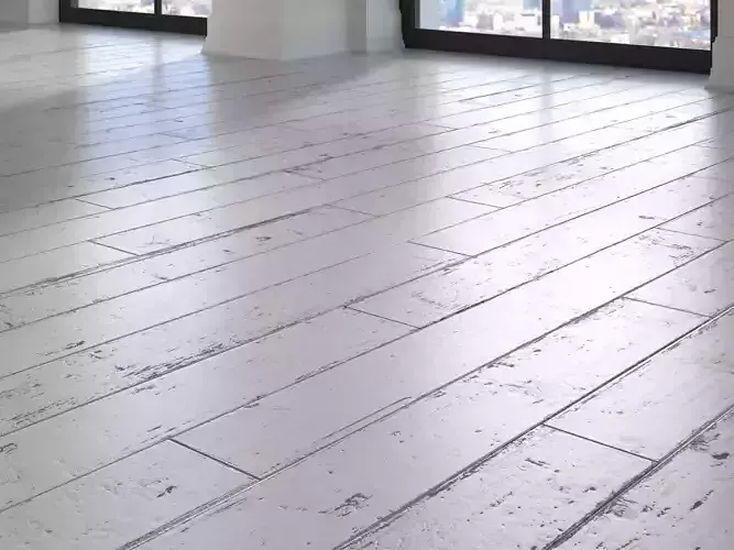 Parquet - White Painted 