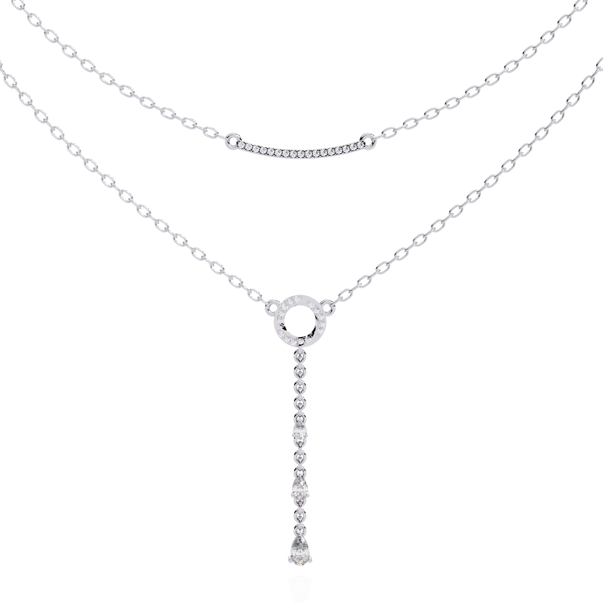 NECKLACE DIAMOND -CAD-049 3D model_6
