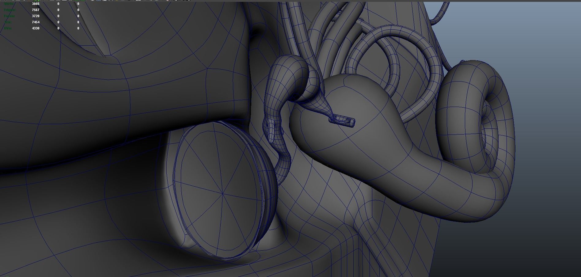 human ear anatomy 3D model_15