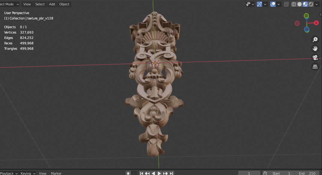 carved classic decorative ornament cnc 3d printing stl 01 3D model_5