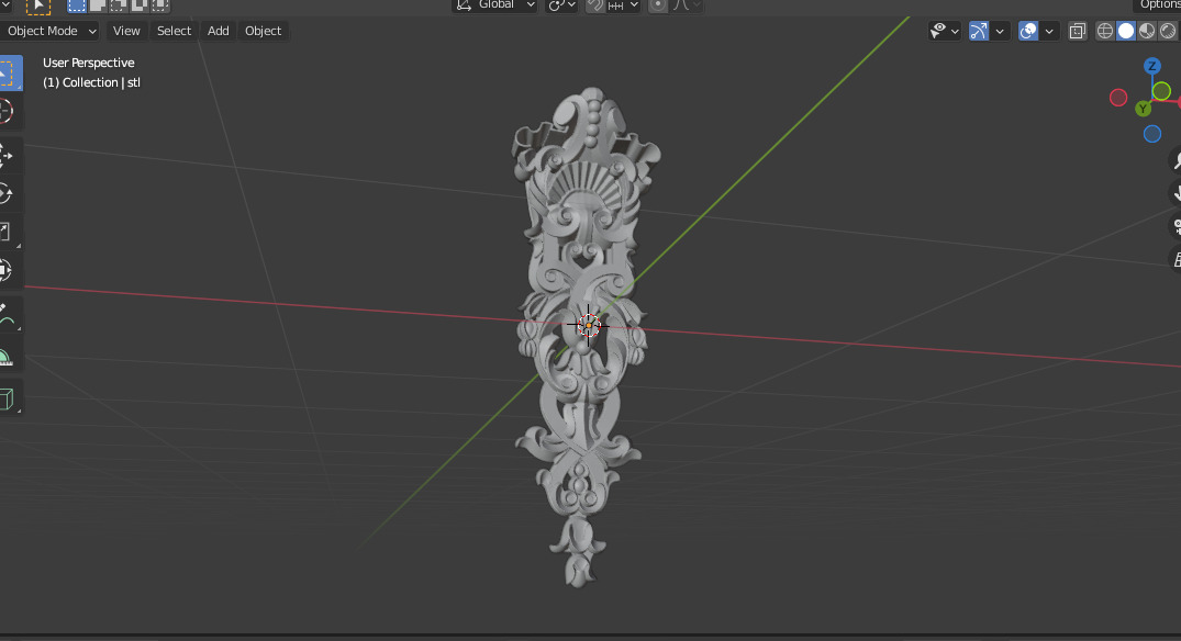 carved classic decorative ornament cnc 3d printing stl 01 3D model_9