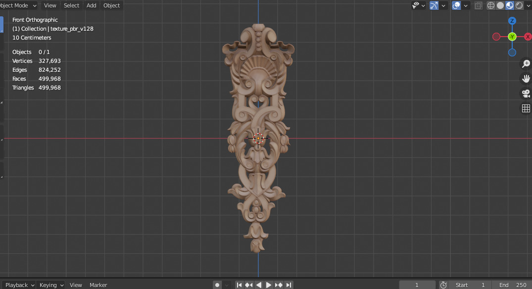 carved classic decorative ornament cnc 3d printing stl 01 3D model_8