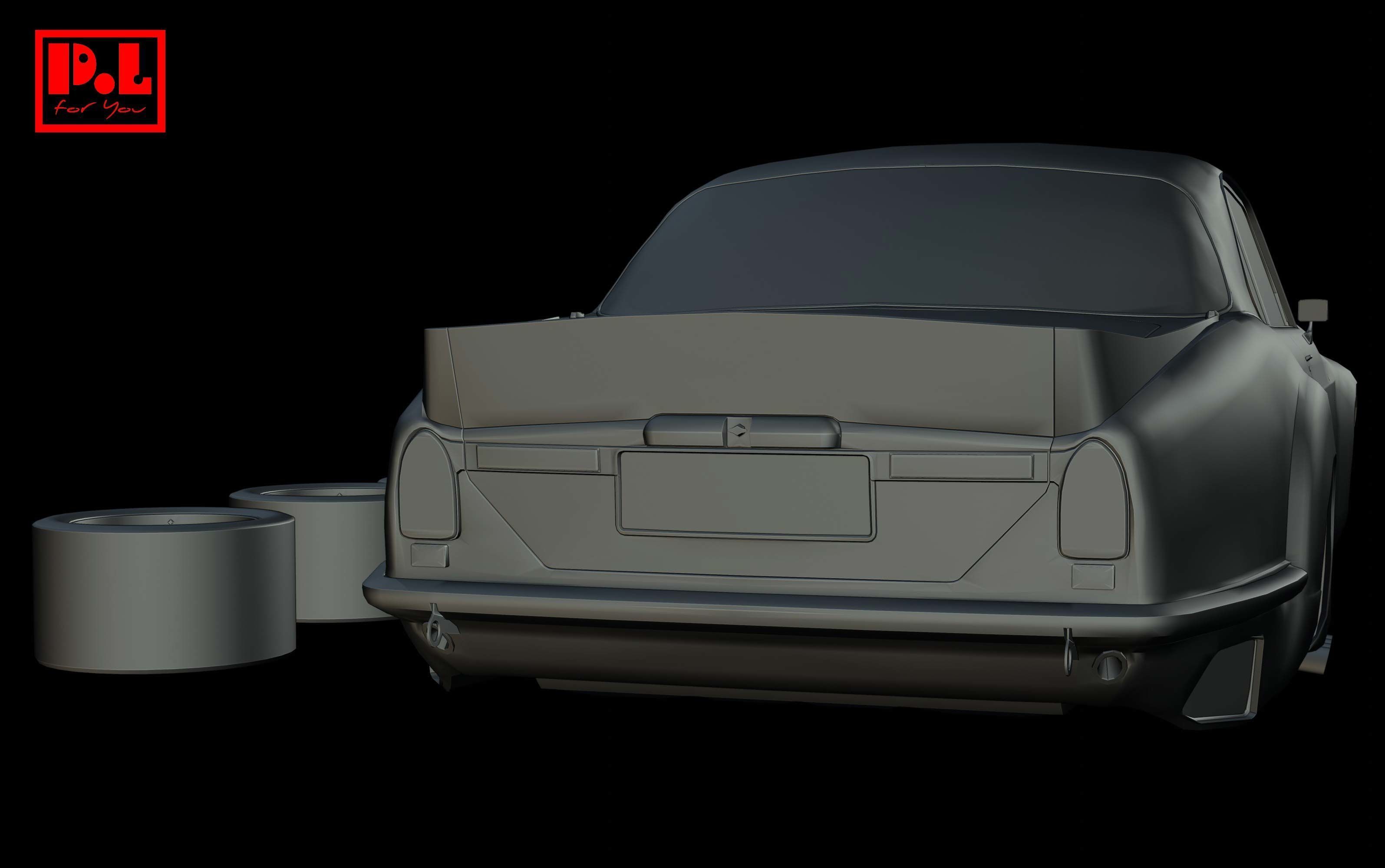 Jaguar XJ12 Coupe Broadspeed 1976-1977 3D print model_3