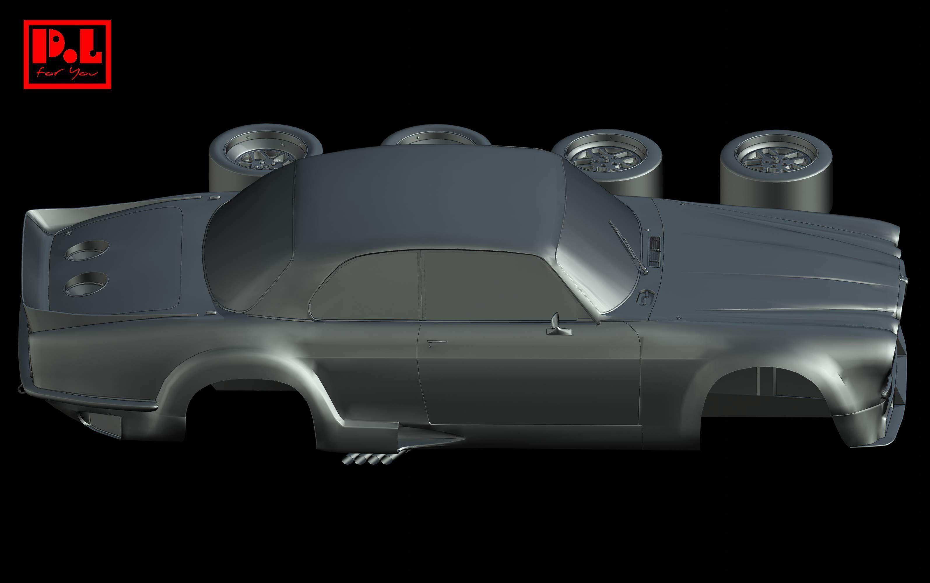 Jaguar XJ12 Coupe Broadspeed 1976-1977 3D print model_5