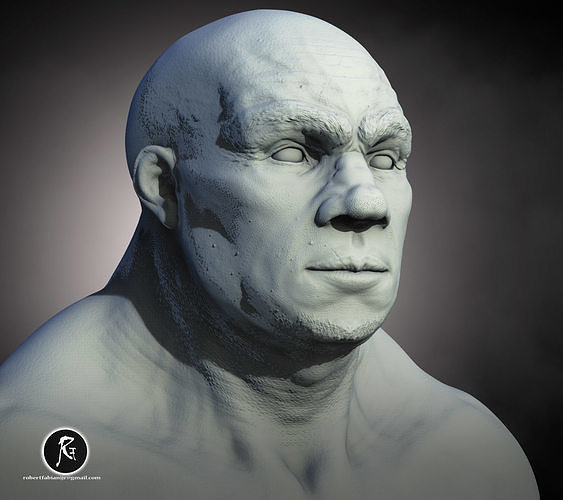 Neanderthal  Flamebearer of the Forgotten Dawn 3D print model