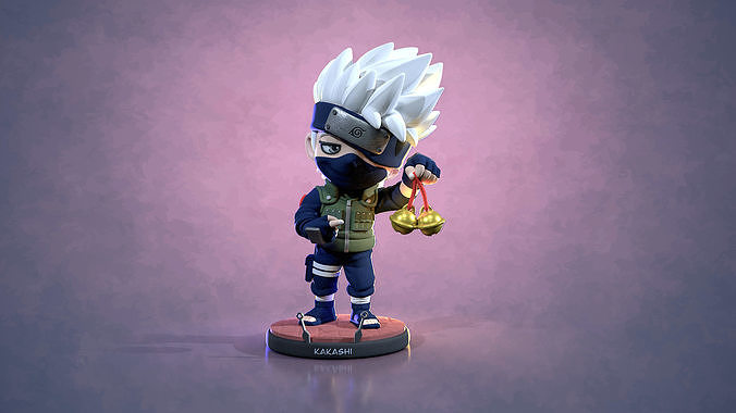 Kakashi Hatake chibi 3D print model