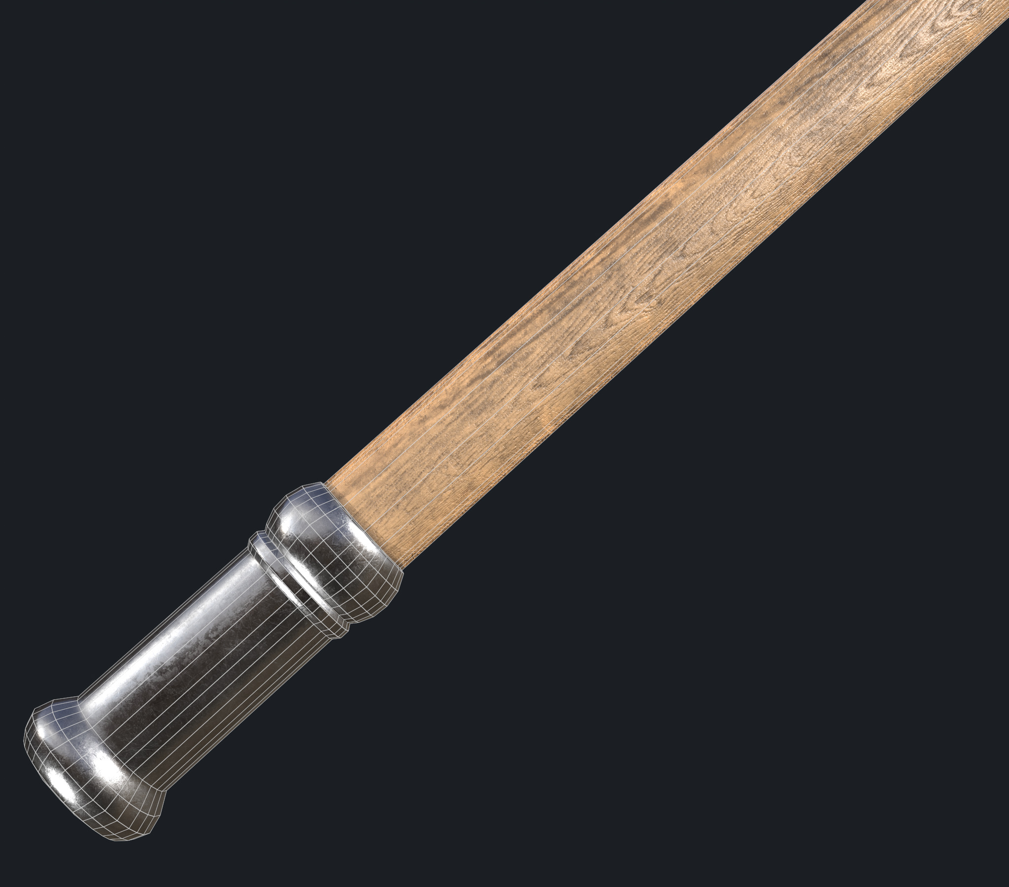 Battle axes Low-poly 3D model_5