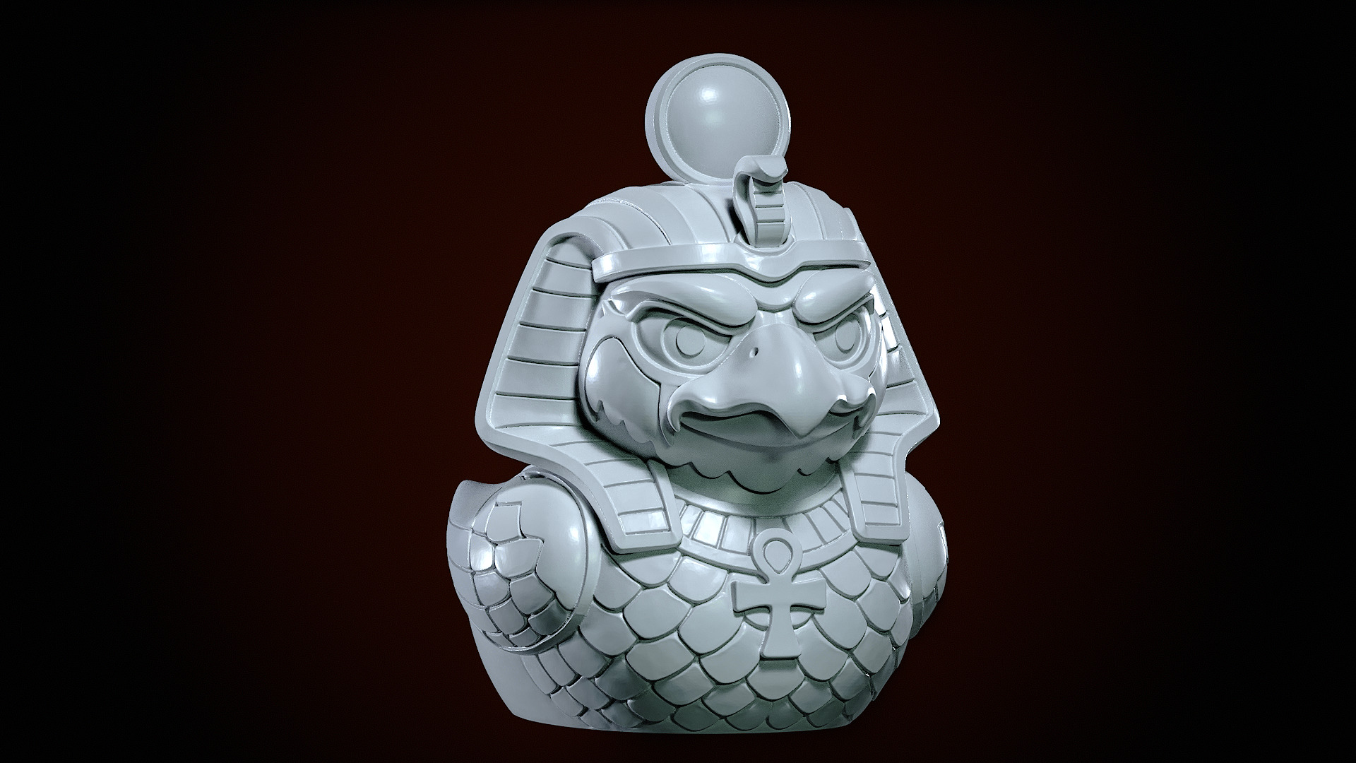 Rubber Duck - God horus model - 3d print 3D print model_1