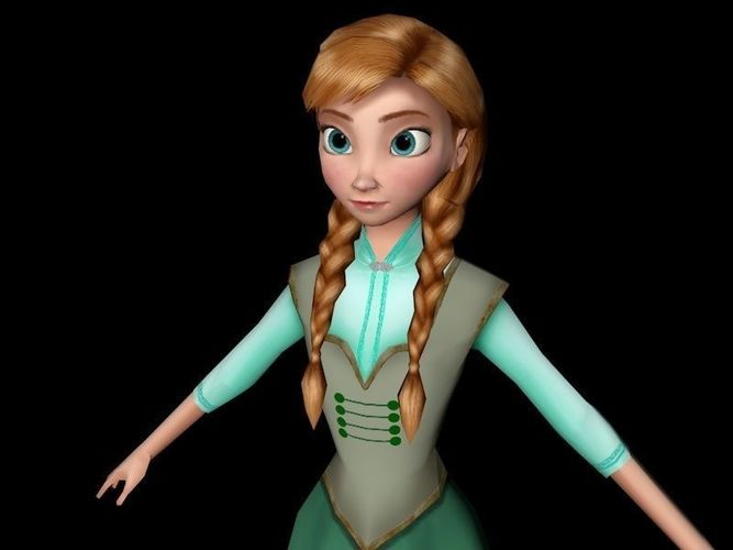 ENMEY elsa from frozen Free 3D model